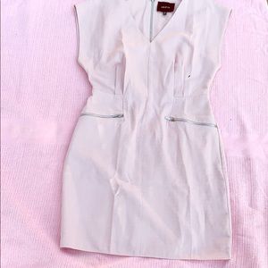 Blush color dress with silk lining